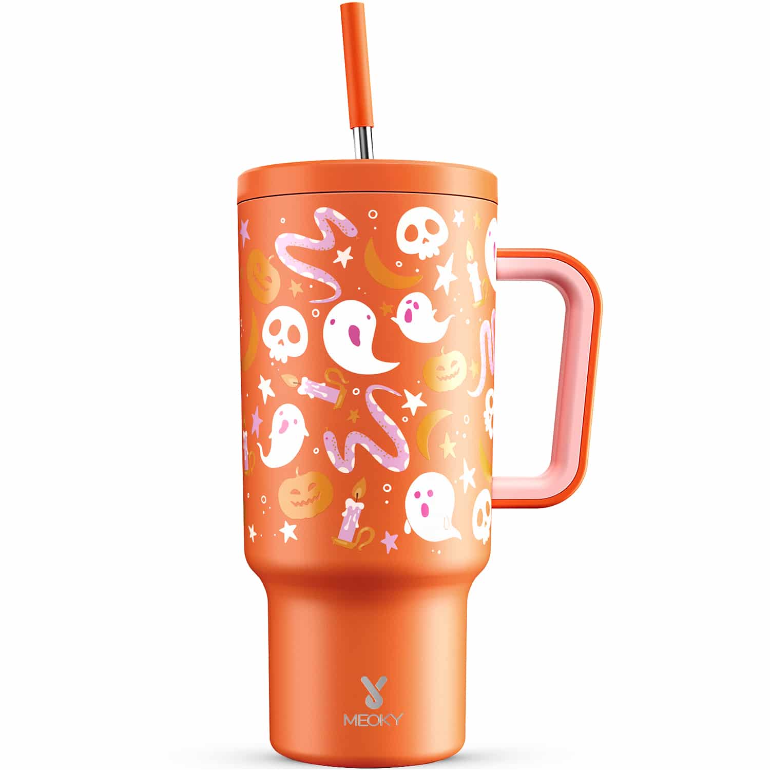 🔥Limited Special Offer】Meoky 40oz Tumbler with Handle Halloween Special  Edition - Meoky