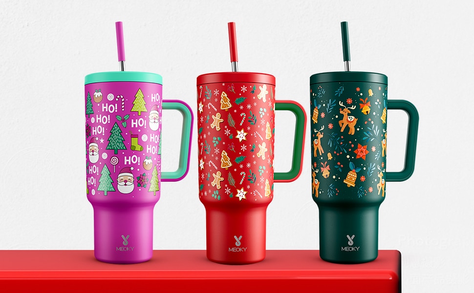 This is my favorite 40oz. Tumbler! 🩷🩵🥤@Meoky Check out the Christma, 40  oz tumbler
