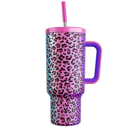 Meoky 40oz Tumbler with Handle and Straw Lid - https://meoky.com/product/happy-mothers-day-meoky-40oz-tumbler-with-handle-and-straw/?attribute_pa_happy-mothers-day=Rainbow-leopard